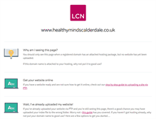 Tablet Screenshot of healthymindscalderdale.co.uk